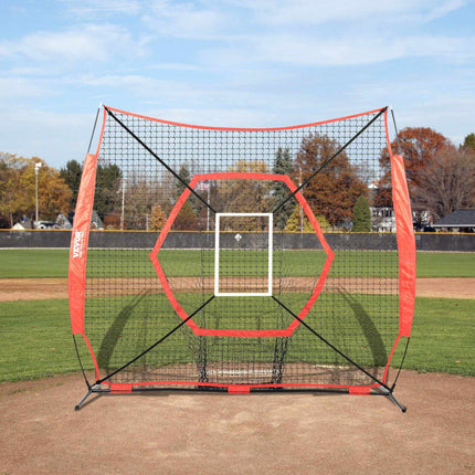 7x7 Ft Baseball Softball Practice Net, Bow Frame, Carry Bag
