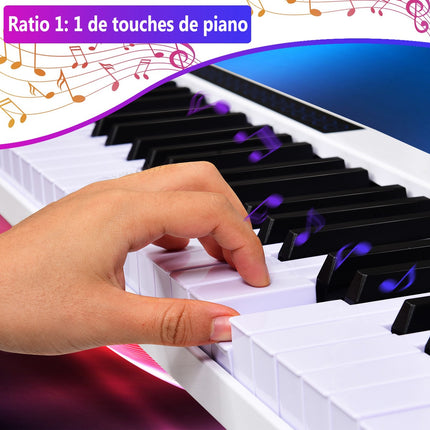 Digitalpiano-Keyboard mit 88 Tasten, Bluetooth, Pedal und Tasche
