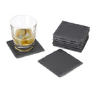 8-teiliges Untersetzer-Set aus Schiefer