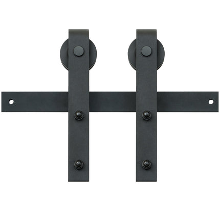 8ft Sliding Barn Door Hardware Kit, 330 lb, Single Door