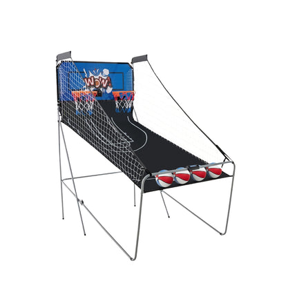 Jeu d'arcade de basket-ball électronique pliable 8 en 1