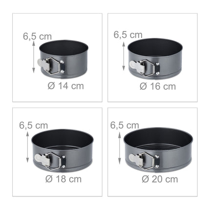 Ensemble de 8 moules à charnière