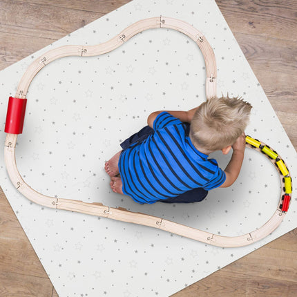 8 Puzzlematten mit Sternen