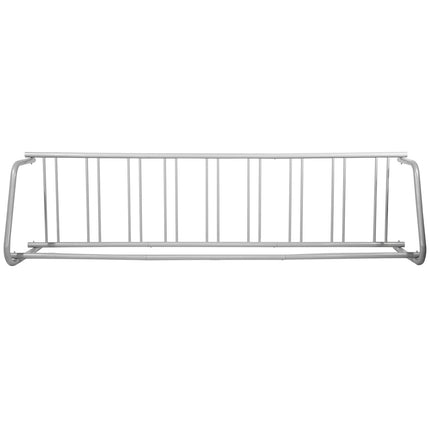 9-Bike Floor Bike Rack, Steel Single-Sided, 111 in