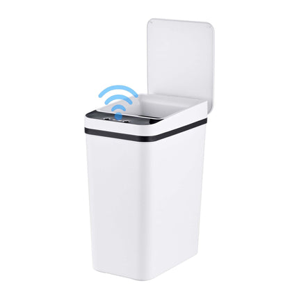 9L Weißer Sensor-Küchenmülleimer aus Kunststoff