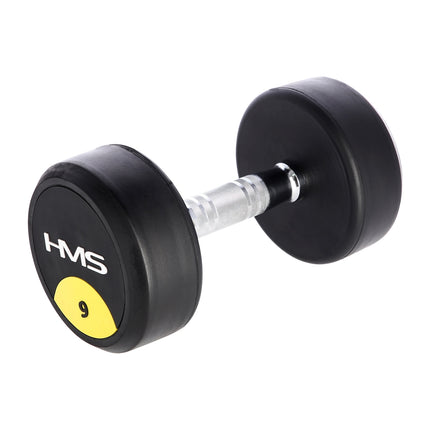 Haltère en caoutchouc de 9 kg - Équipement de gym à domicile
