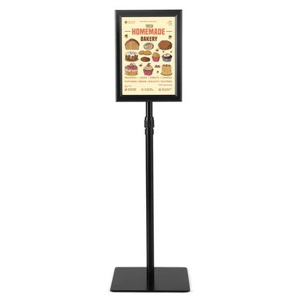 A4-Plakatständer 2er-Pack, höhenverstellbar, schwarz