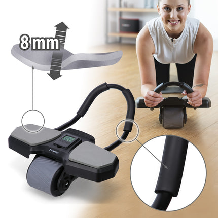 Roue abdominale pour exercices de base, noire, KA10