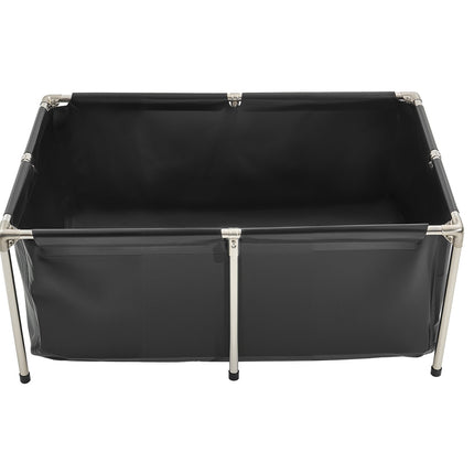Above-Ground Fish Pond 126.8 Gal, Foldable PVC Tank