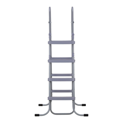 Above-Ground Pool Ladder, 4-Step Steel A-Frame, 300 lb