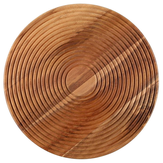 Servierplatte aus Akazienholz, 30 cm, Natur-Finish