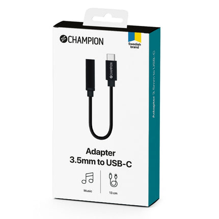 Adapter USB-C auf 3,5 mm DAC Schwarz