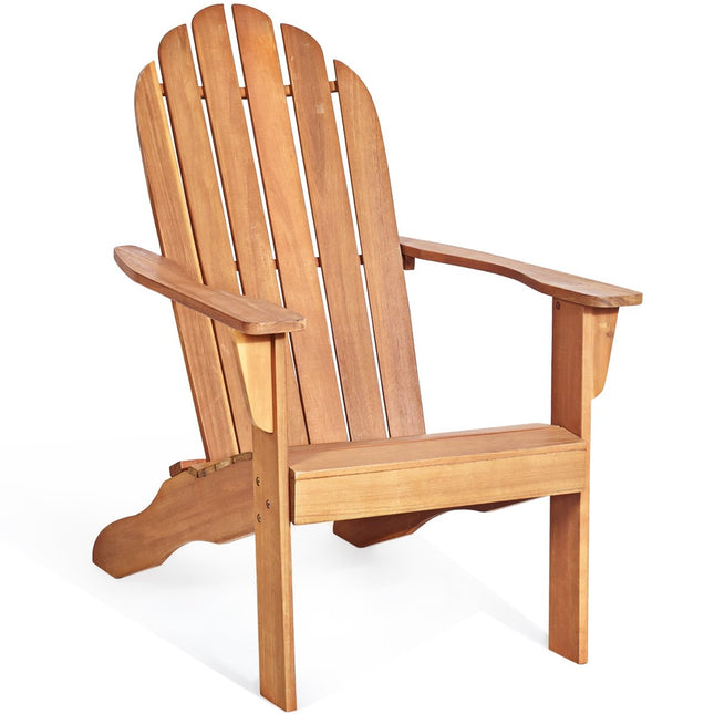 Chaise de jardin Adirondack - Bois d'acacia, design ergonomique