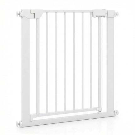 Barrière de sécurité réglable pour bébé, sans perçage, 75-82 cm, fermeture automatique
