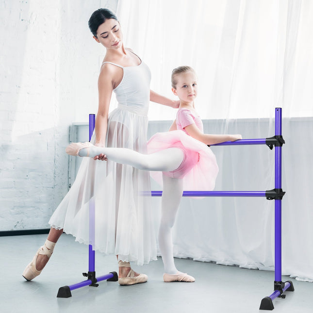 Adjustable Ballet Barre – Portable, Non-Slip, 124.5 x 71 x 120 cm