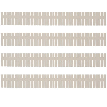 Verstellbare Schubladen-Organizer-Teiler, 4 Stück, Beige