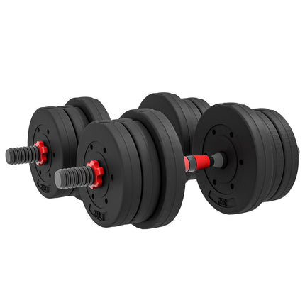 Adjustable Dumbbell & Barbell Set, 20 kg, Customizable Weights