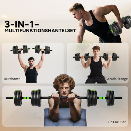 Verstellbares Hantelset 25KG – Krafttraining für zuhause