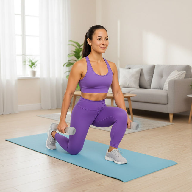 Verstellbares Kurzhantel-Set, ergonomischer Griff, Heimfitness