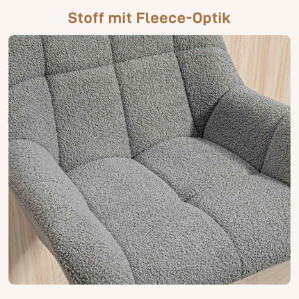 Tabourets de bar gris réglables, lot de 2, pivotants à 360°