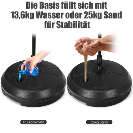 Ensemble de balles de frappe à hauteur réglable pour enfants et adultes