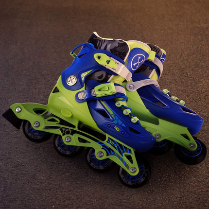 Patins à roues alignées réglables, pointure L (39-42), ABEC-7 ; roues de 72 mm