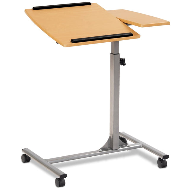 Verstellbarer Laptoptisch mit Rollen, 64-95 cm Höhenbereich