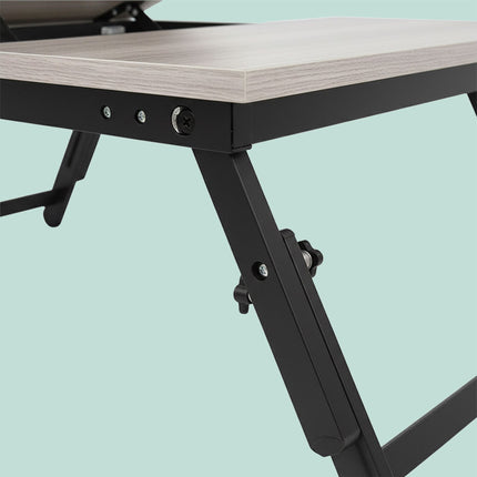Table pour ordinateur portable réglable avec tiroir - Plateau inclinable