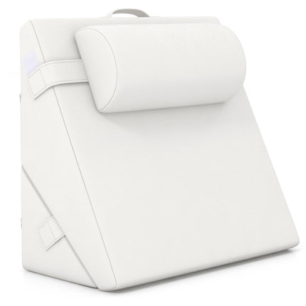 Verstellbares Memory Foam Keilkissen-Set – Cremeweiß