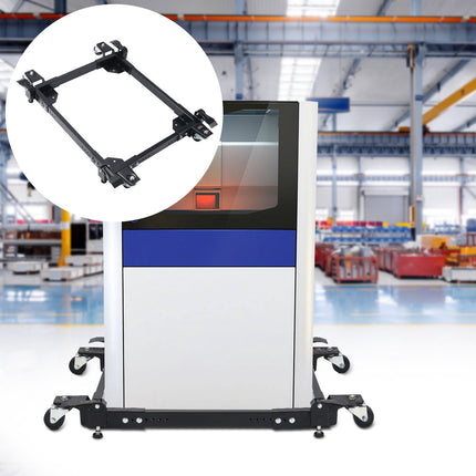 Adjustable Mobile Base, 1500 lb, 4 Swivel Wheels