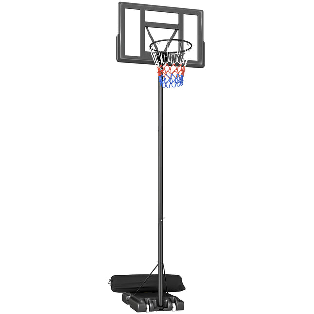 Verstellbarer Outdoor-Basketballkorb 135-305cm mit Rollen