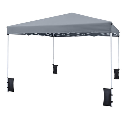 Pavillon pliable ajustable 290x290 cm pour le camping et la plage