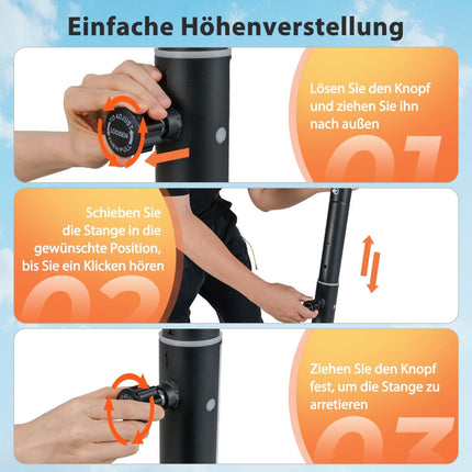 Verstellbarer, mobiler Basketballkorb mit Impact-Backboard