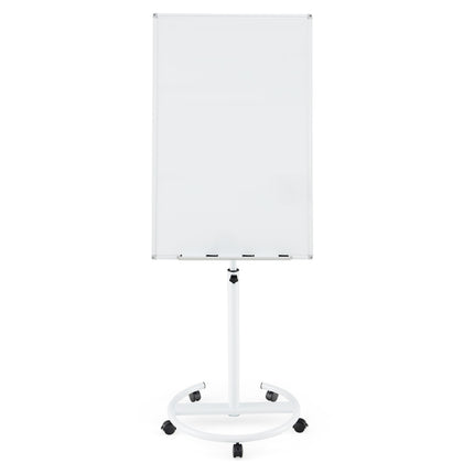 Tableau blanc mobile réglable avec aimants et marqueurs