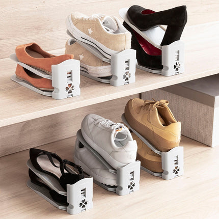 Verstellbarer Schuh-Organizer Sholzzer InnovaGoods 6 Einheiten