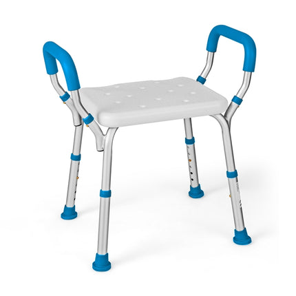 Tabouret de douche réglable avec pieds antidérapants, capacité de charge de 100 kg