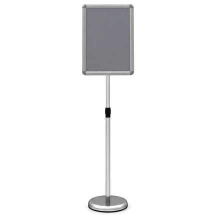 Support de panneau réglable, 28 x 43 cm, argent/noir