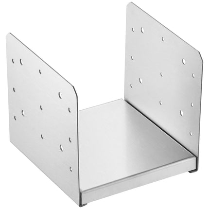 Adjustable Stainless Steel 8x8 Post Base, 4-Pack