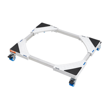 Adjustable Washer Dryer Stand, Locking Casters, 381-615mm
