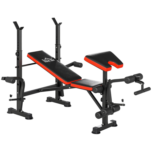 Verstellbare Hantelbank, Multi-Positions-Fitnessstation, Stahl