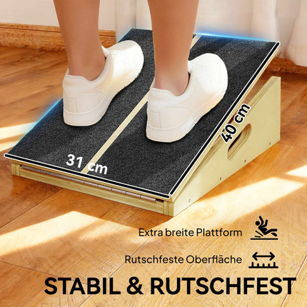 Verstellbares Holz-Schrägbrett – rutschfest, 4 Winkel