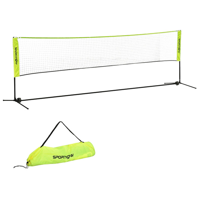 Filet de badminton pliable, filet de tennis, 103/120/155 cm, hauteur réglable, intérieur et extérieur, filet de volley-ball avec sac de transport, métal polyester jaune