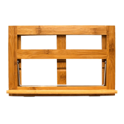 Adjustable bamboo bookshelf