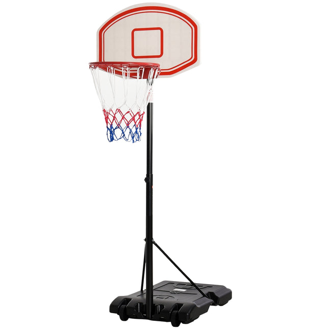 Verstellbarer, tragbarer Basketballkorb für den Außenbereich, 212–250 cm