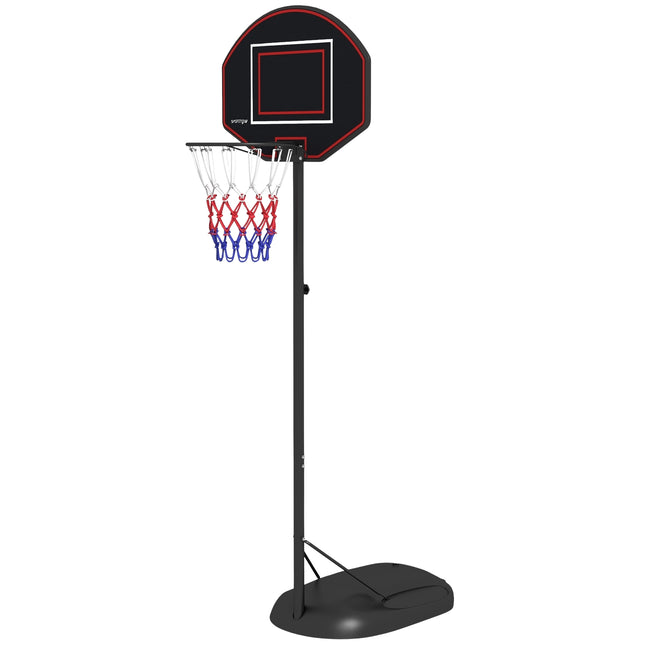 Verstellbarer Basketballständer, 221-282 cm, bruchsicheres Backboard