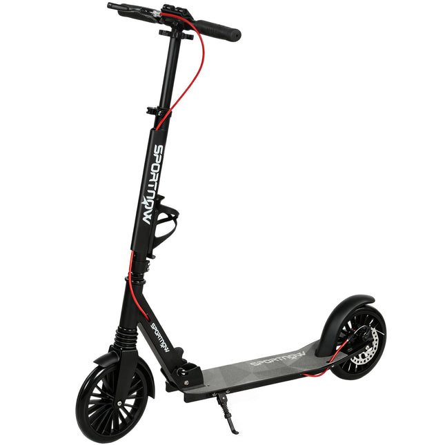 Trottinette pliante adulte, roues en PU de 200 mm, double frein
