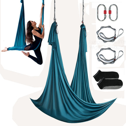 Aerial Yoga Hammock Swing, 5.5 Yards Nylon Rigging Kit