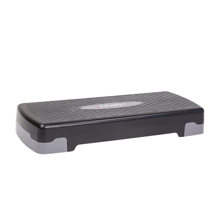 Aerobic Step, Schwarz/Rot, Höhenverstellbar