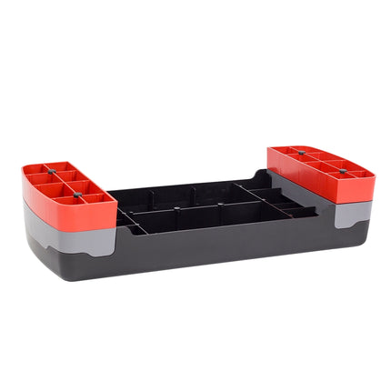 Aerobic Step, Schwarz/Rot, Höhenverstellbar