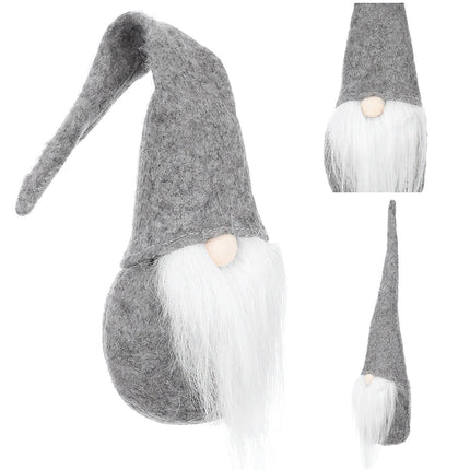 Un gnome gris debout